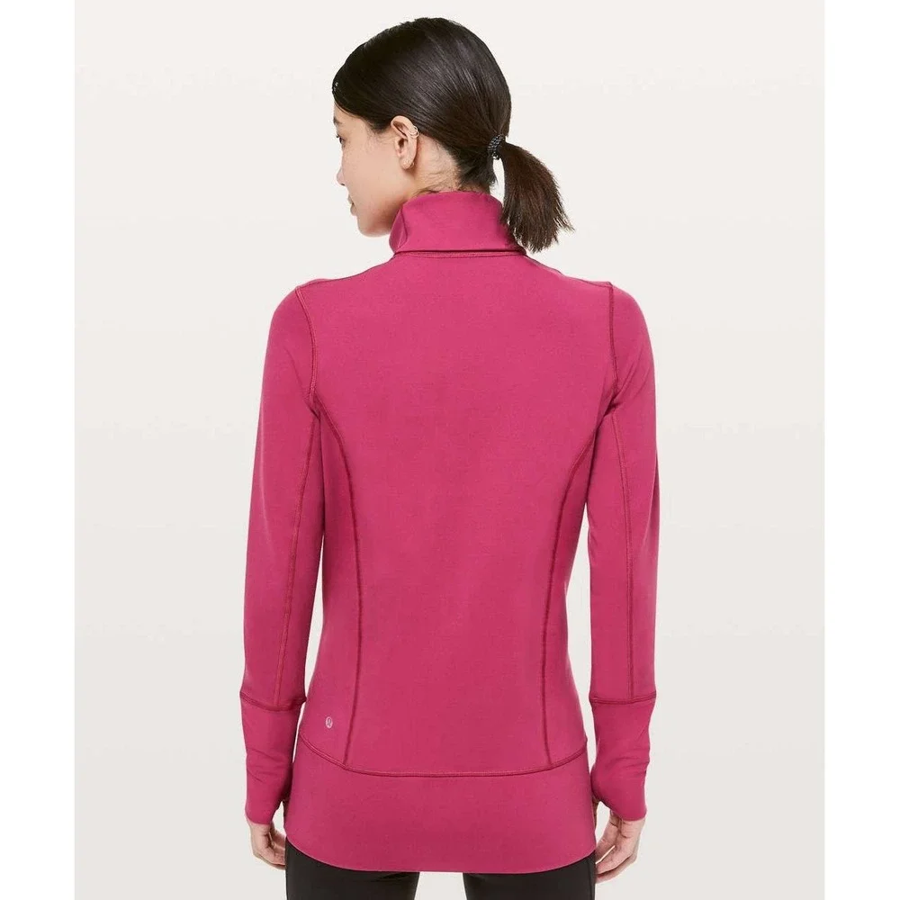 Lululemon In Stride Jacket Violet Red Size 8